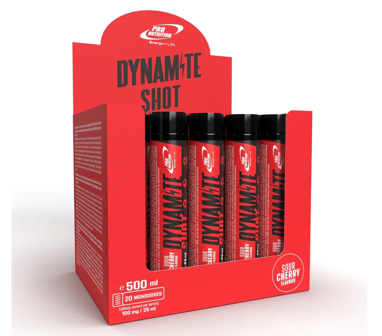 Dynamite Shot Pre-Workout Energy Formula – 20 × 25 ml