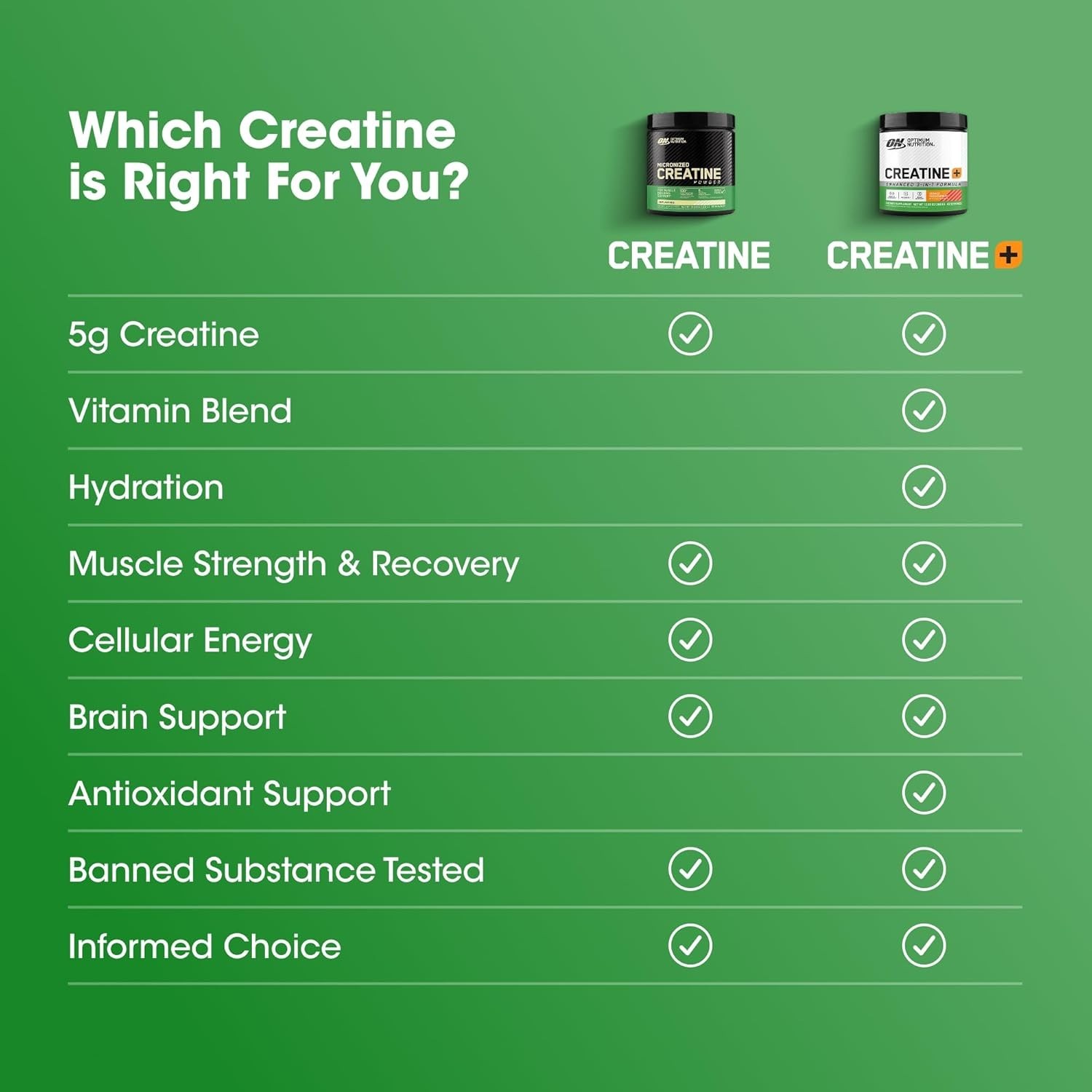 High-Potency Unflavored Creatine Monohydrate | 5g Per Serving – 60 Servings