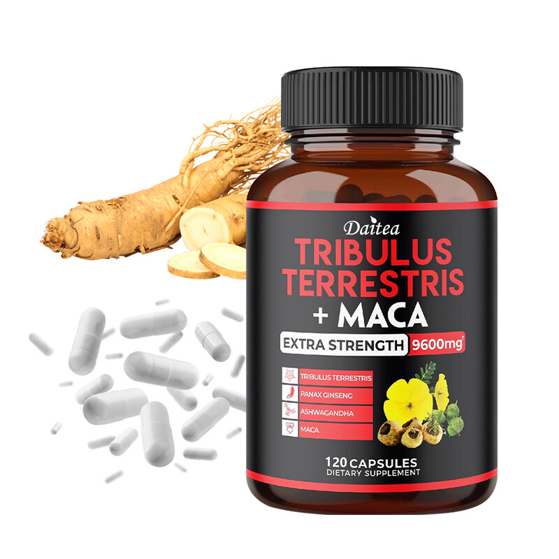 Testosterone Booster Low Test Boost Natural Tribulus Terrestris With Maca