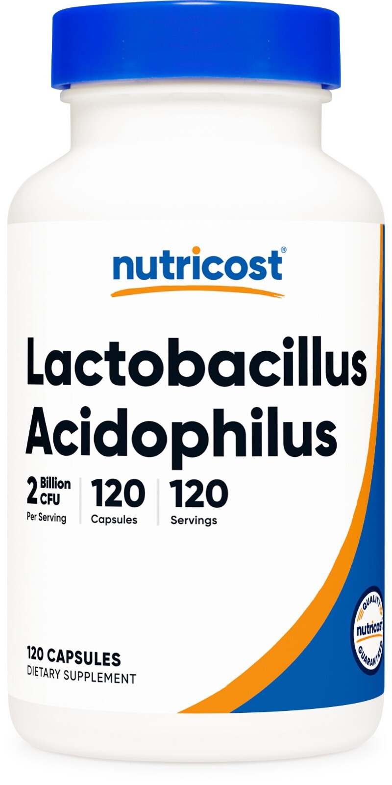 Nutricost Lactobacillus Acidophilus 2 Billion CFU, 120 Vegetarian Capsules