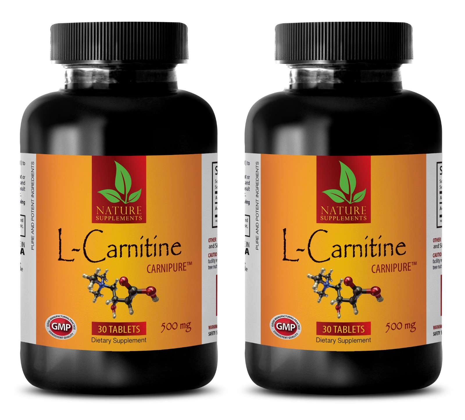 Improved Male Fertility – L-CARNITINE 510mg – L-Carnitine Pills – 2 Bottles