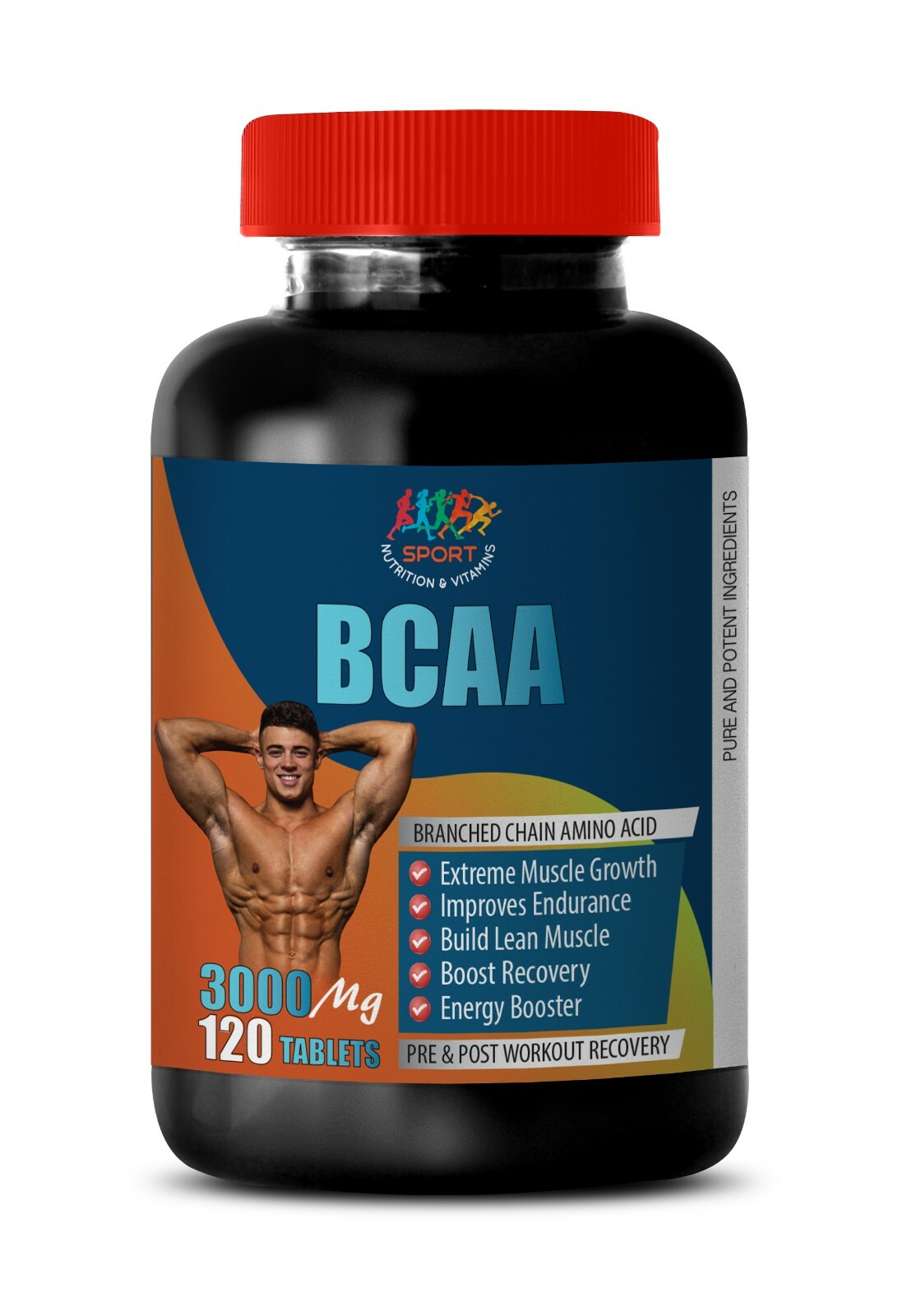 muscle growth – BCAA 3000MG – bcaa leucine isoleucine valine 1 BOTTLE