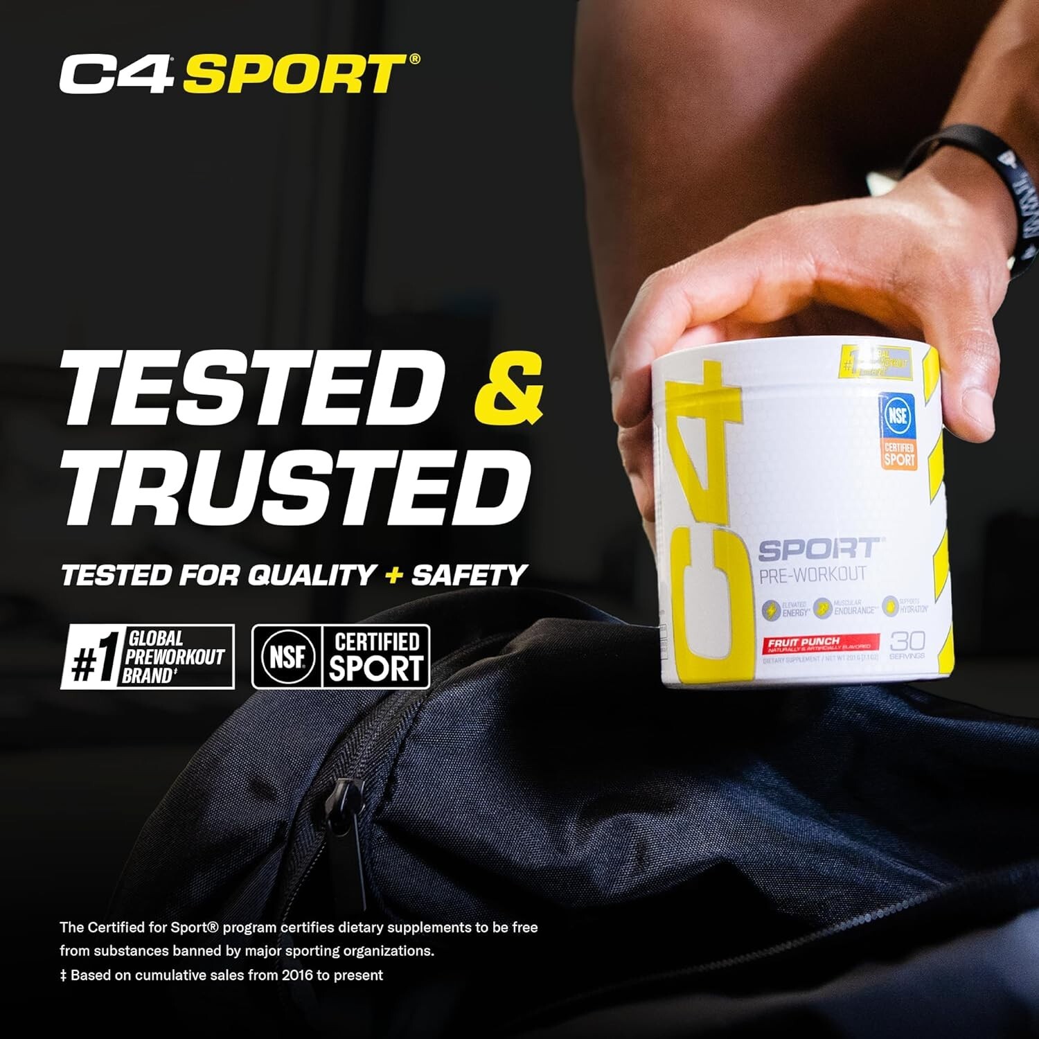 2 Cellucor C4 Sport Pre Workout Powder Fruit Punch 30 Servings BEST BY 4/2026