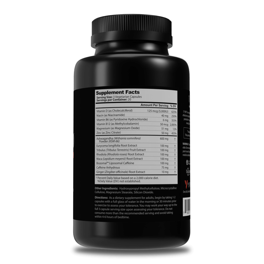 Testosterone Booster Strength Energy Endurance Lean Muscle 17HD NEW FORMULA