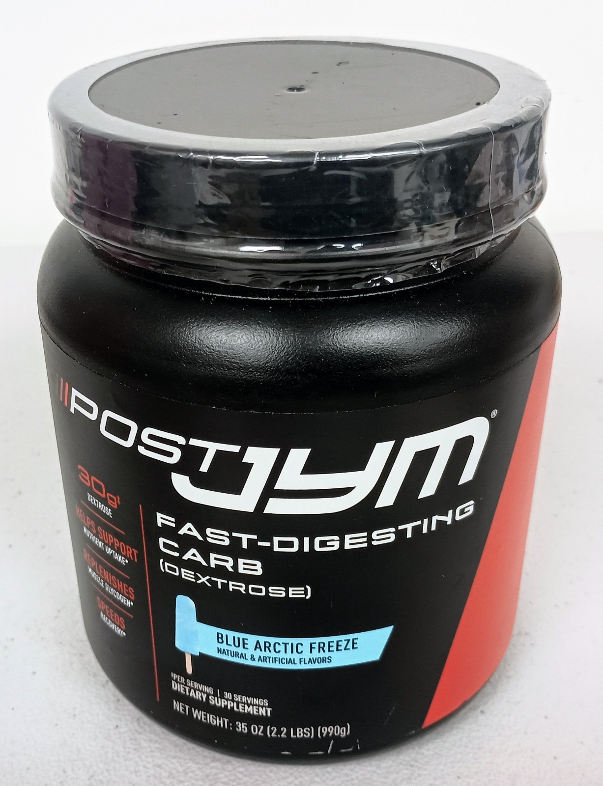 New Sealed Post JYM Fast Digesting Carb Recovery Blue Arctic Freeze 2.2lb 12/25