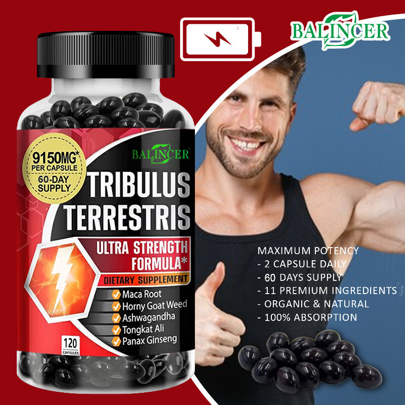 Tribulus Terrestris 800mg Testosteron Booster Muscle Mass 120 Capsules
