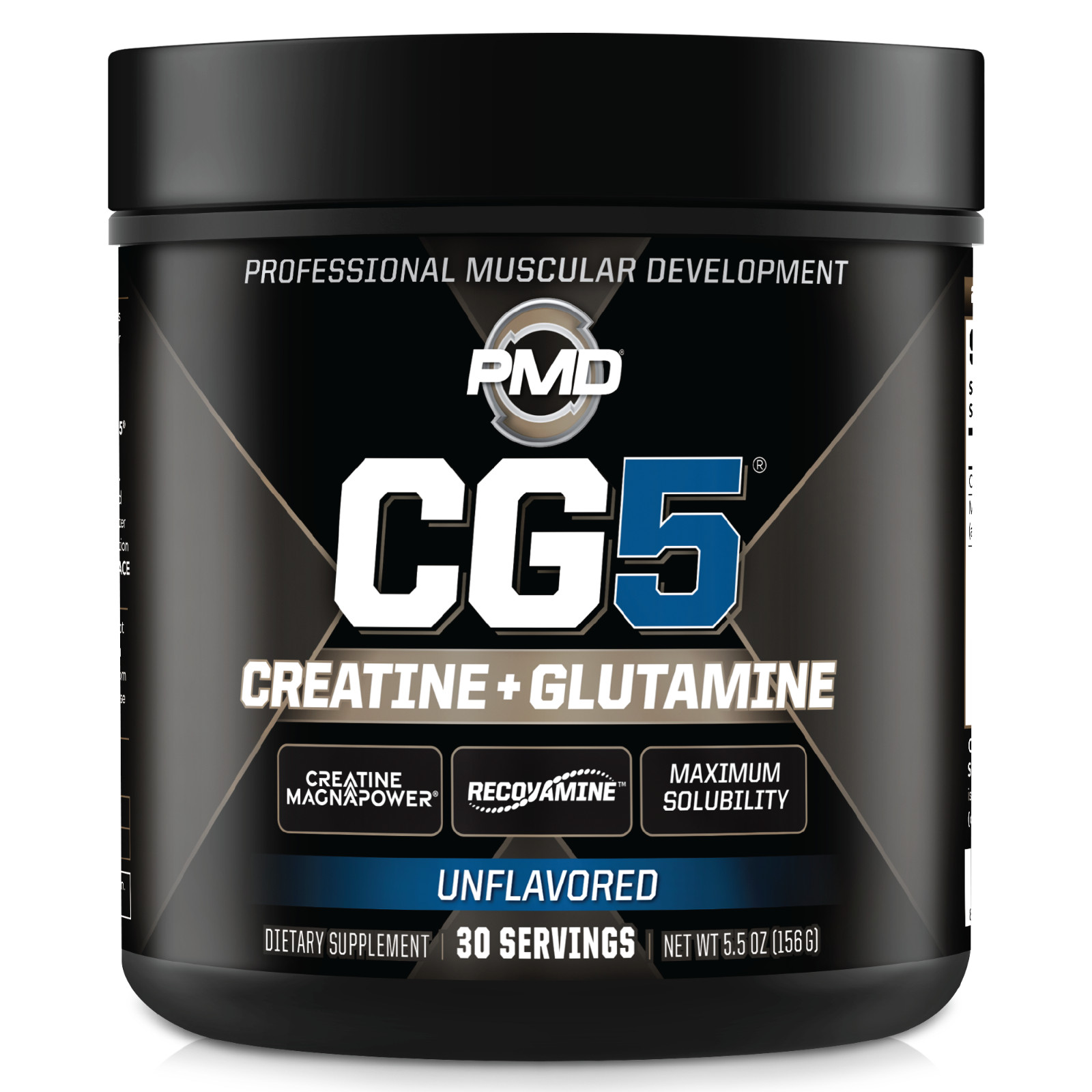 CG5 – Creatine/Glutamine Powder – Strength, Power & Recovery-Unflavored 30 serve
