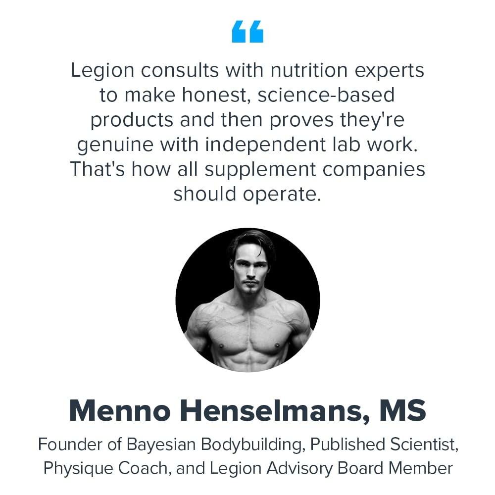 LEGION Whey+ Protein Whey Isolate from Grass Fed Cows Chocolate Peanut Butter…