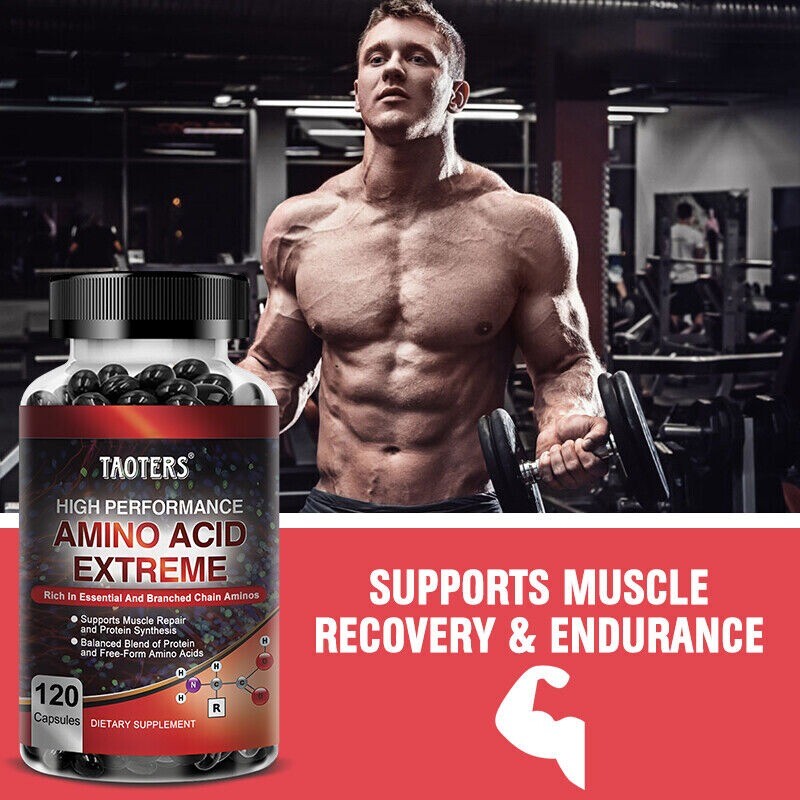 Amino Acid 2600MG With Essential Branched Chain Aminos,Supports Muscle Repair