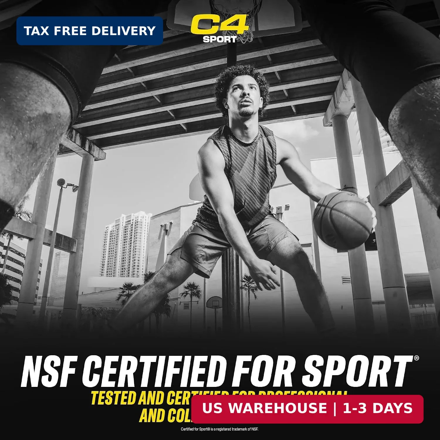 C4 Sport Pre Workout Powder Watermelon – Pre Workout Energy with Creatine + 135m