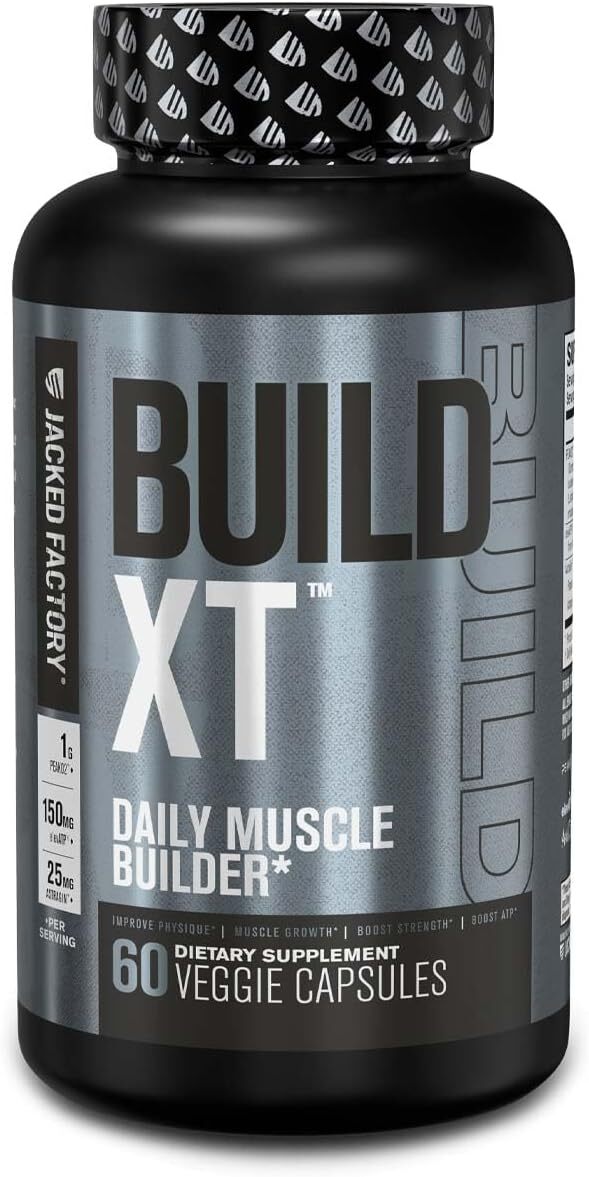 Build-XT Muscle Builder – Daily Muscle Building Supplement for Muscle Growth and