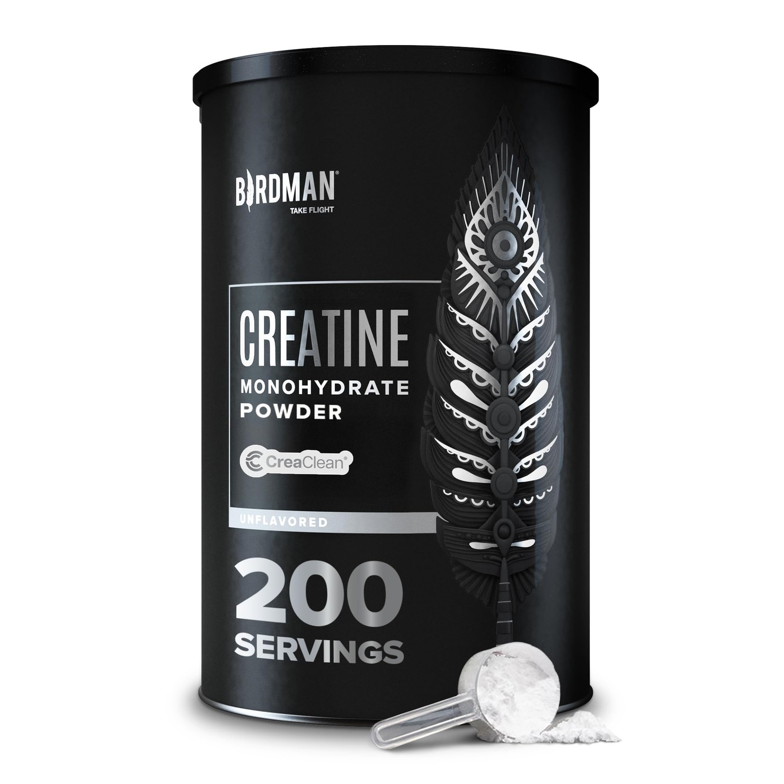 BIRDMAN Micronized Creatine Monohydrate Powder, 200 Servings (1000 g), Powder