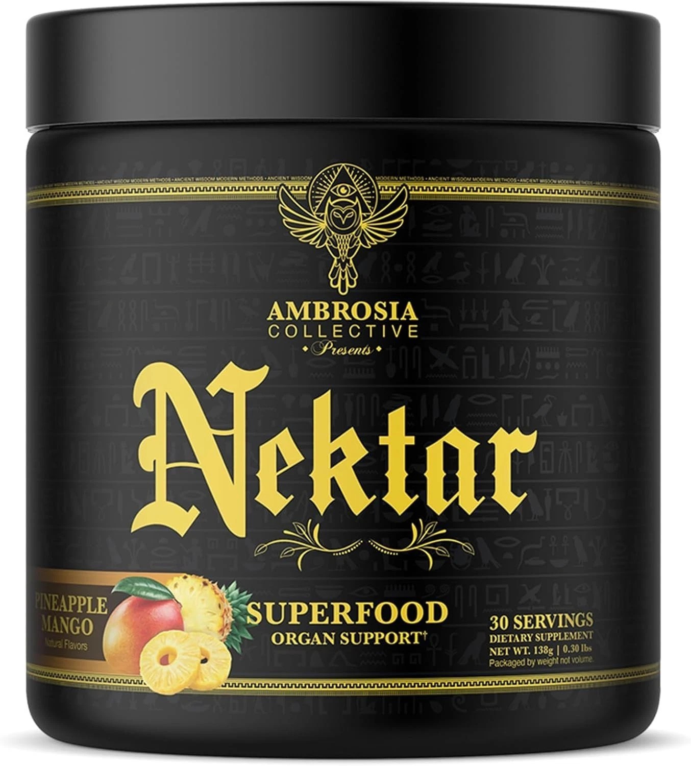 Ambrosia Collective NEKTAR Superfood Powder – Pineapple Mango – Superfood 06/27