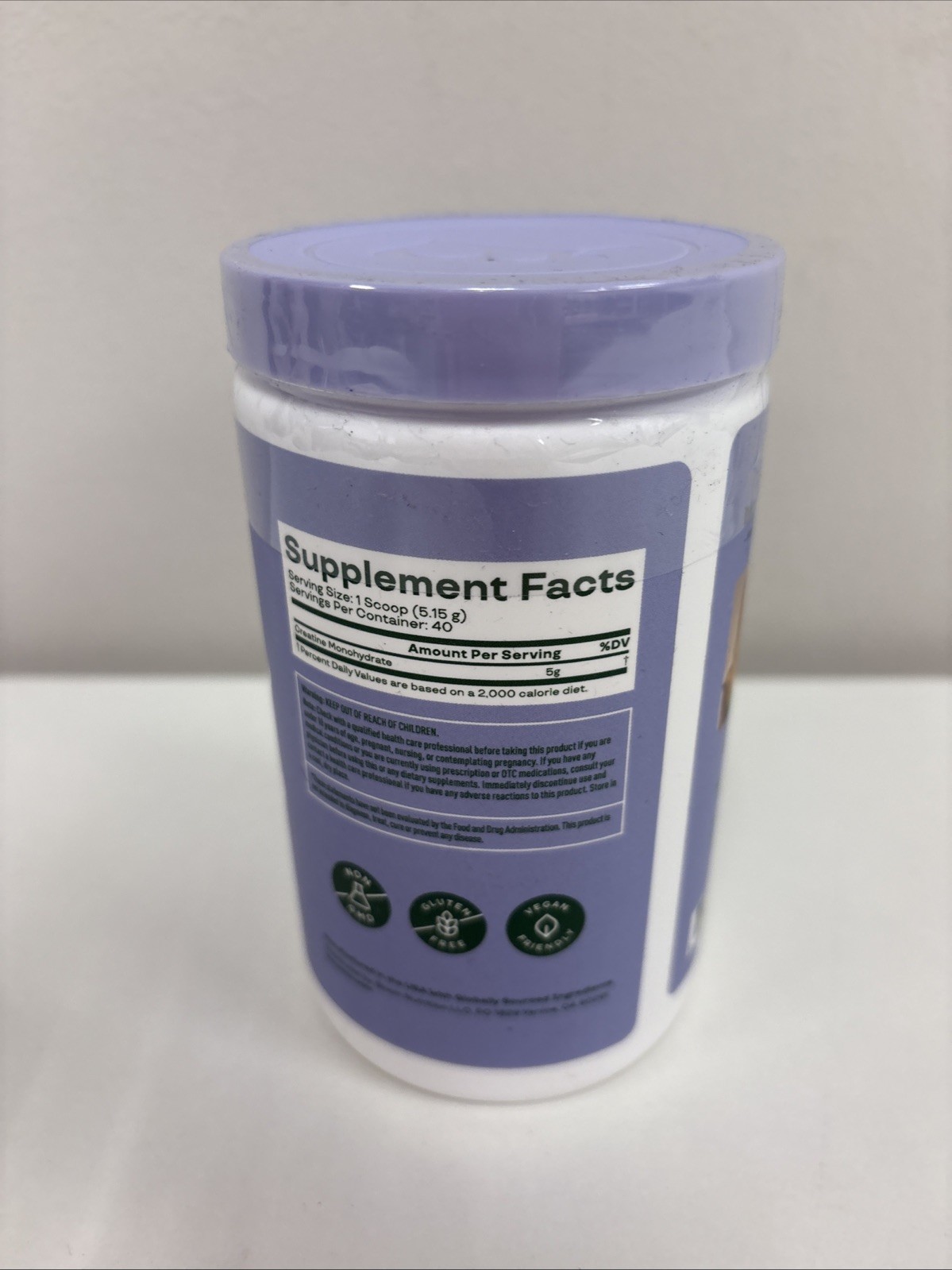 Bloom Nutrition Creatine Monohydrate Powder-unflavored-Micronized Creatine 12/26