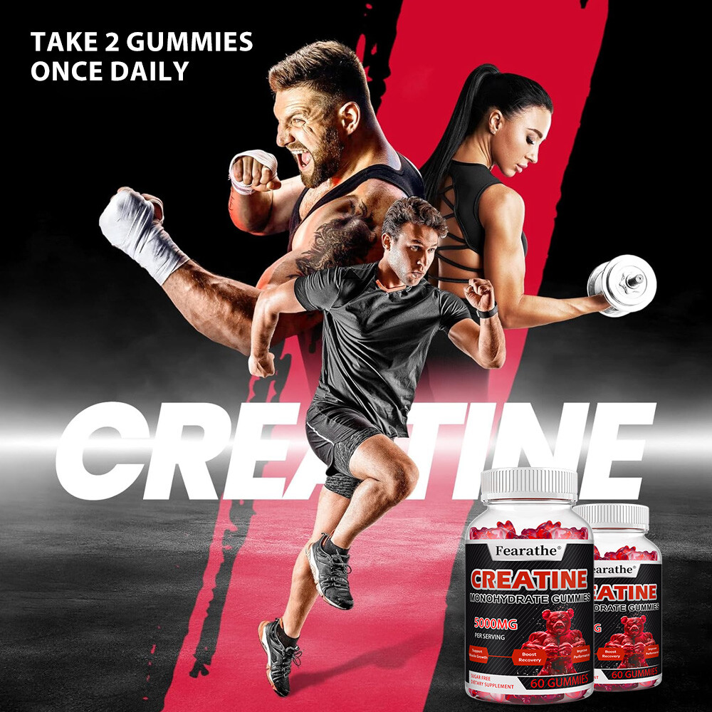 Creatine Monohydrate 5000 mg Promotes muscle growth and recovery
