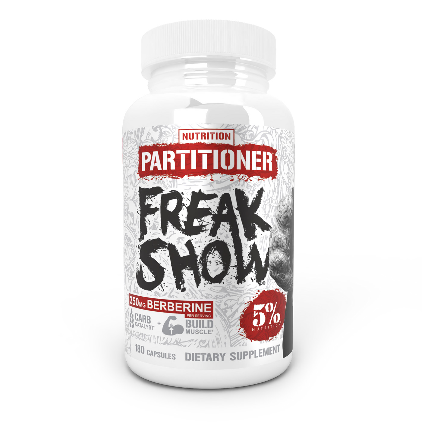RICH PIANA 5% NUTRITION FREAK SHOW Nutrition Partitioner 180 Capsules
