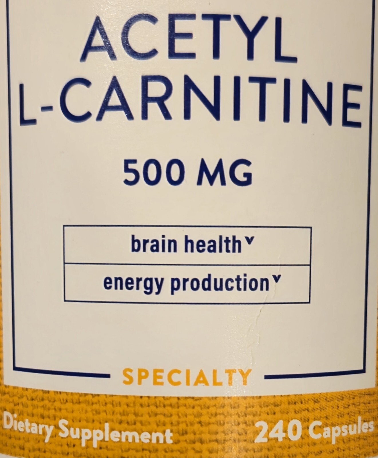 The Vitamin Shoppe ACETYL L-CARNINTINE 240 Capsules ( 240 Servings )BEST BY 5/25