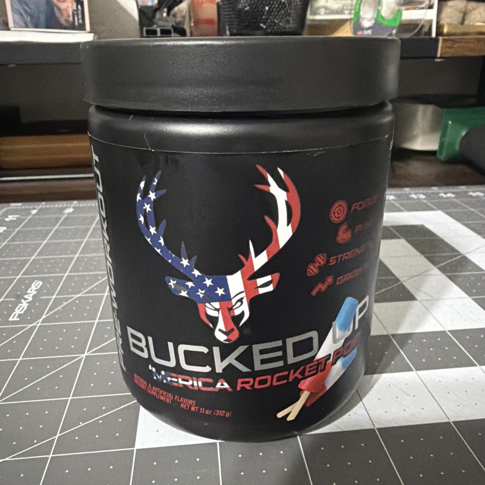 Bucked Up – “Merica Rocket Pop” Pre-workout – Exp 03/2028