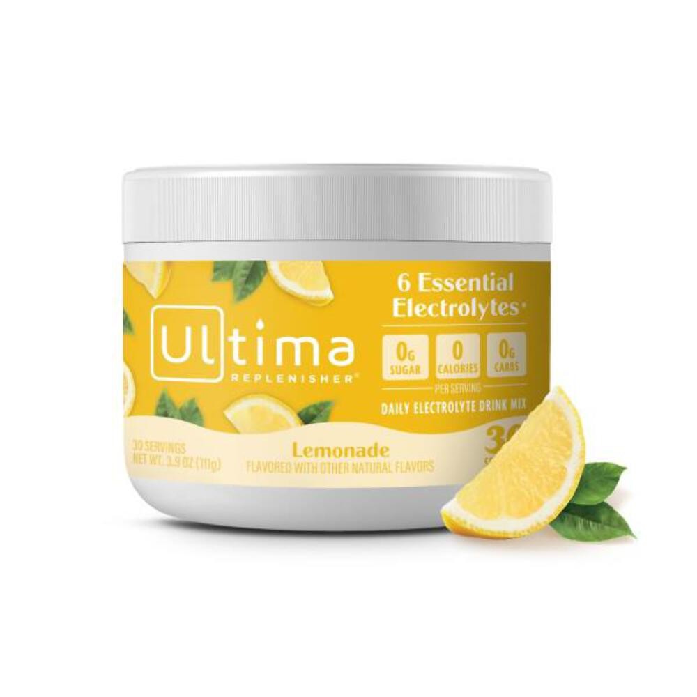 1/27 Ultima Replenisher Daily Electrolyte Powder Drink Mix – Sugar Free – Lemona