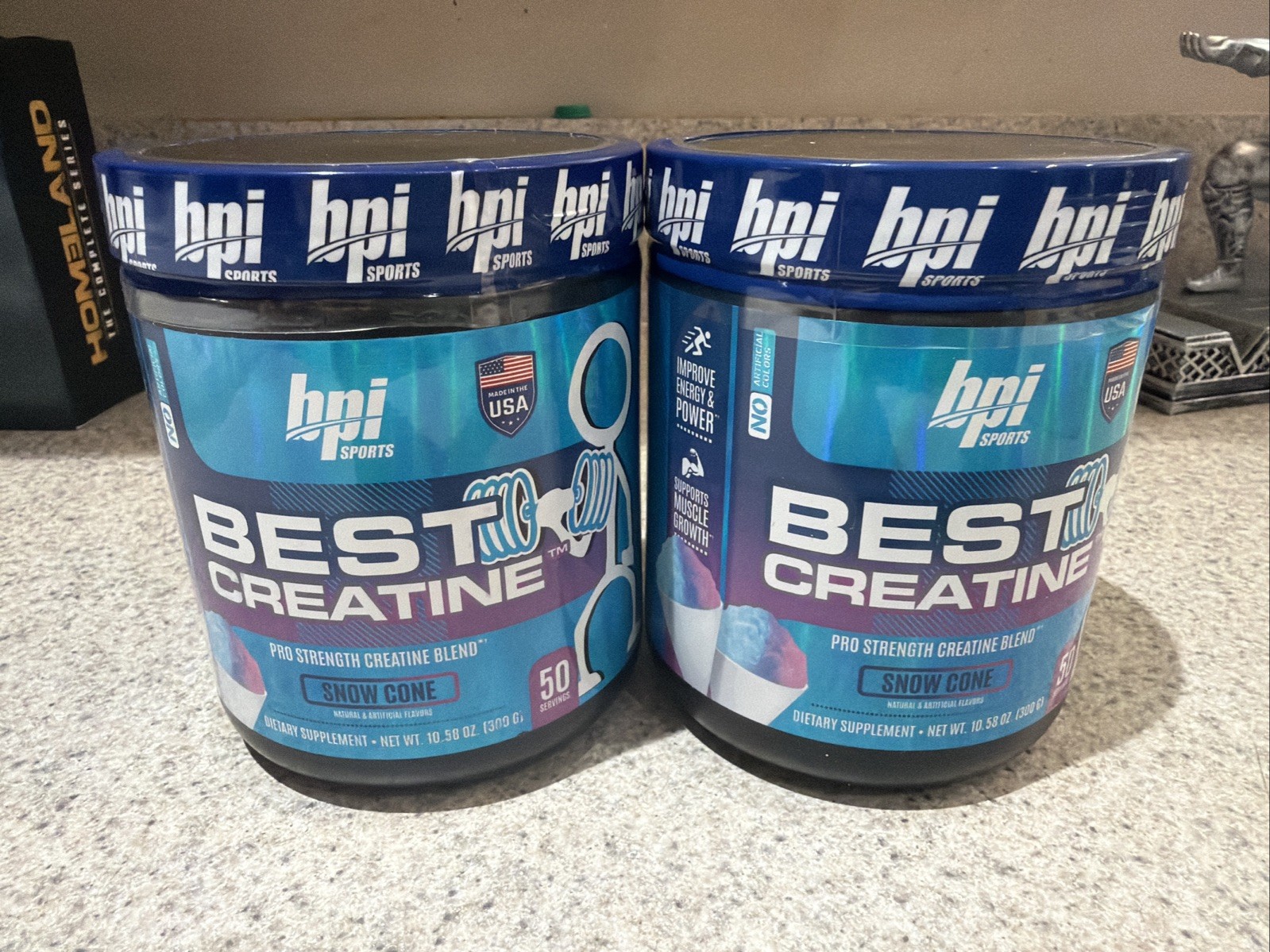 2x BPI Sports Best Creatine 300g Muscle Growth Snow Cone 50 Servings USA SHIP!