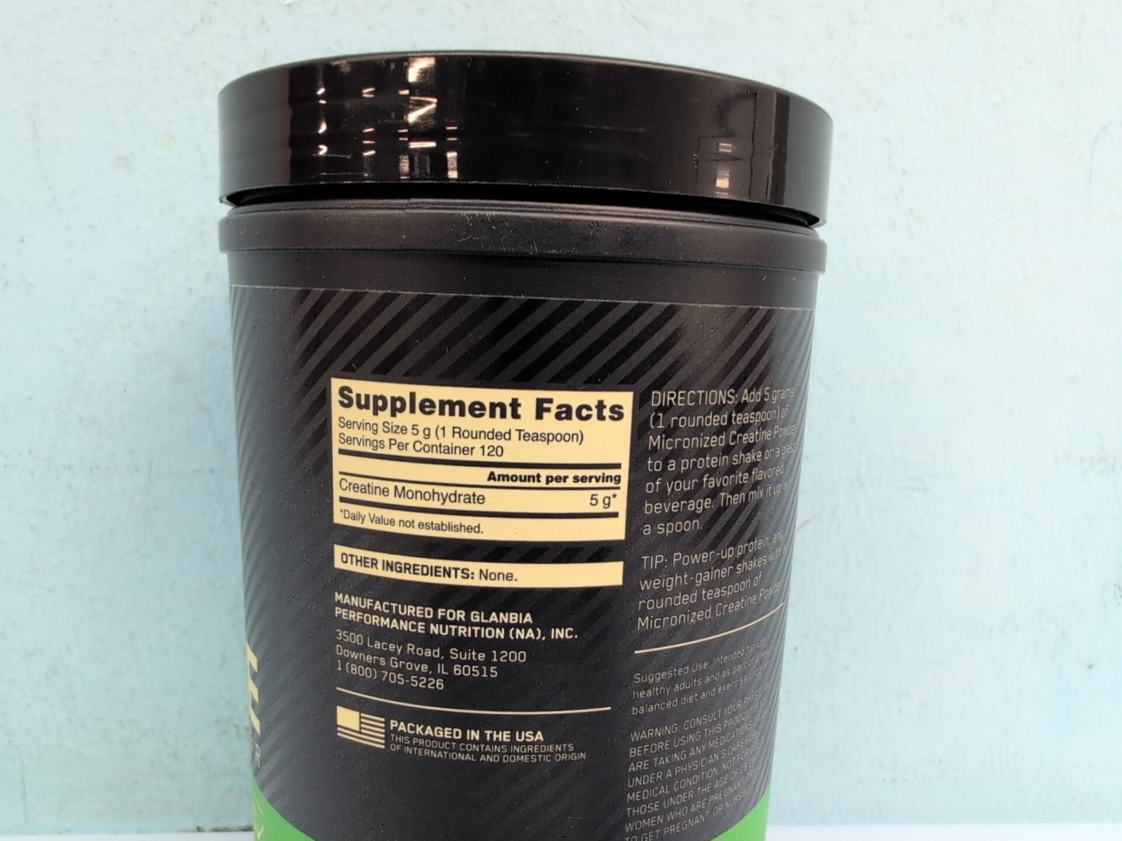 Optimum Nutrition Micronized Creatine Powder Unflavored 1.32 LB 600g Exp 9/2027