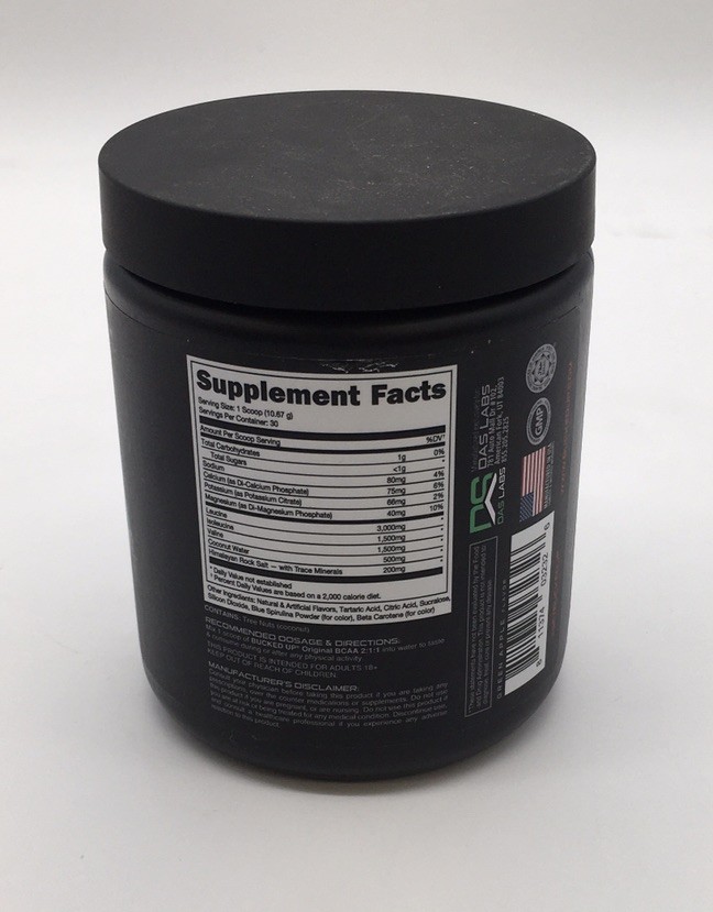 2X BUCKED UP ORIGINAL BCAA APPLE JACK 11.29 OZ EXP 05/27 OR BETTER