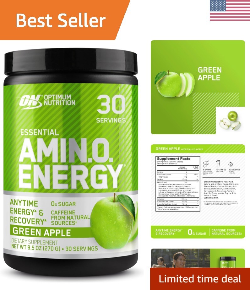Amino Energy – Pre Workout with Green Tea, BCAA, Amino Acids, Keto Friendly, …