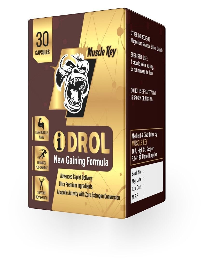 I DROL Muscle Gain 30 Capsules ( Pack of 2 )