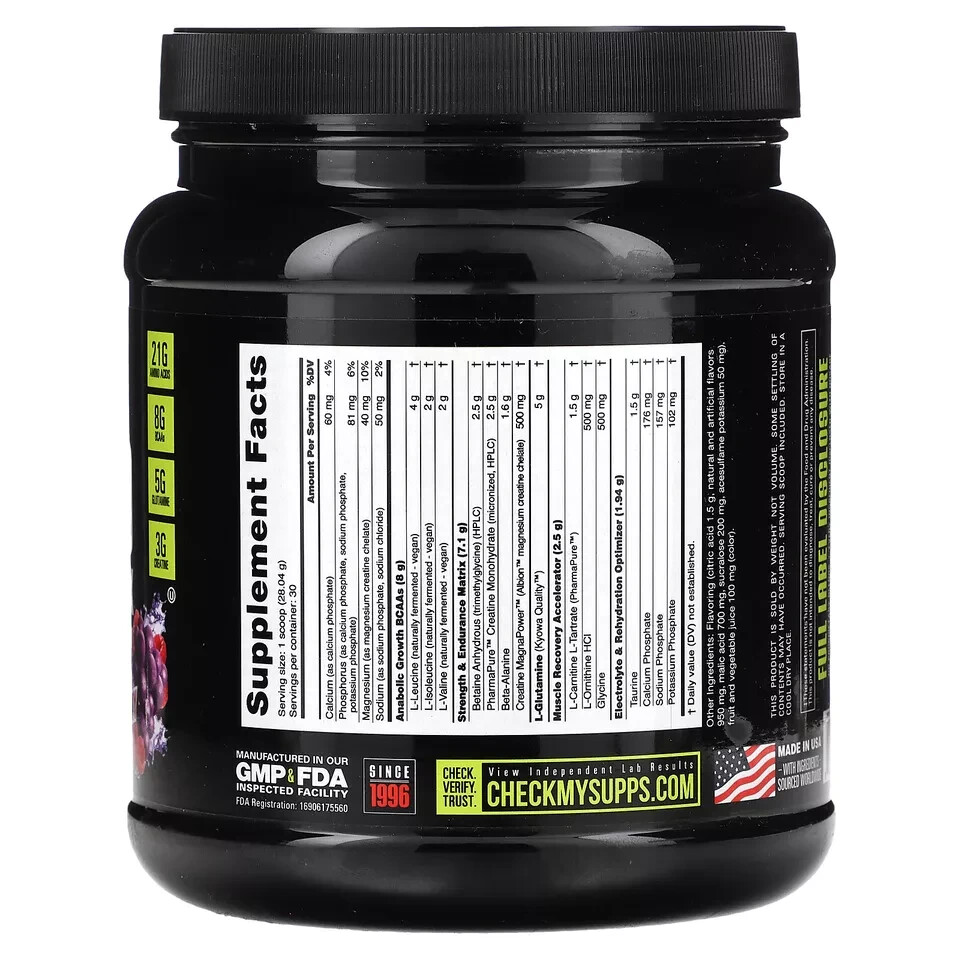 Reload Recovery Matrix, Grape Berry Crush, 1.85 lb (841 g)