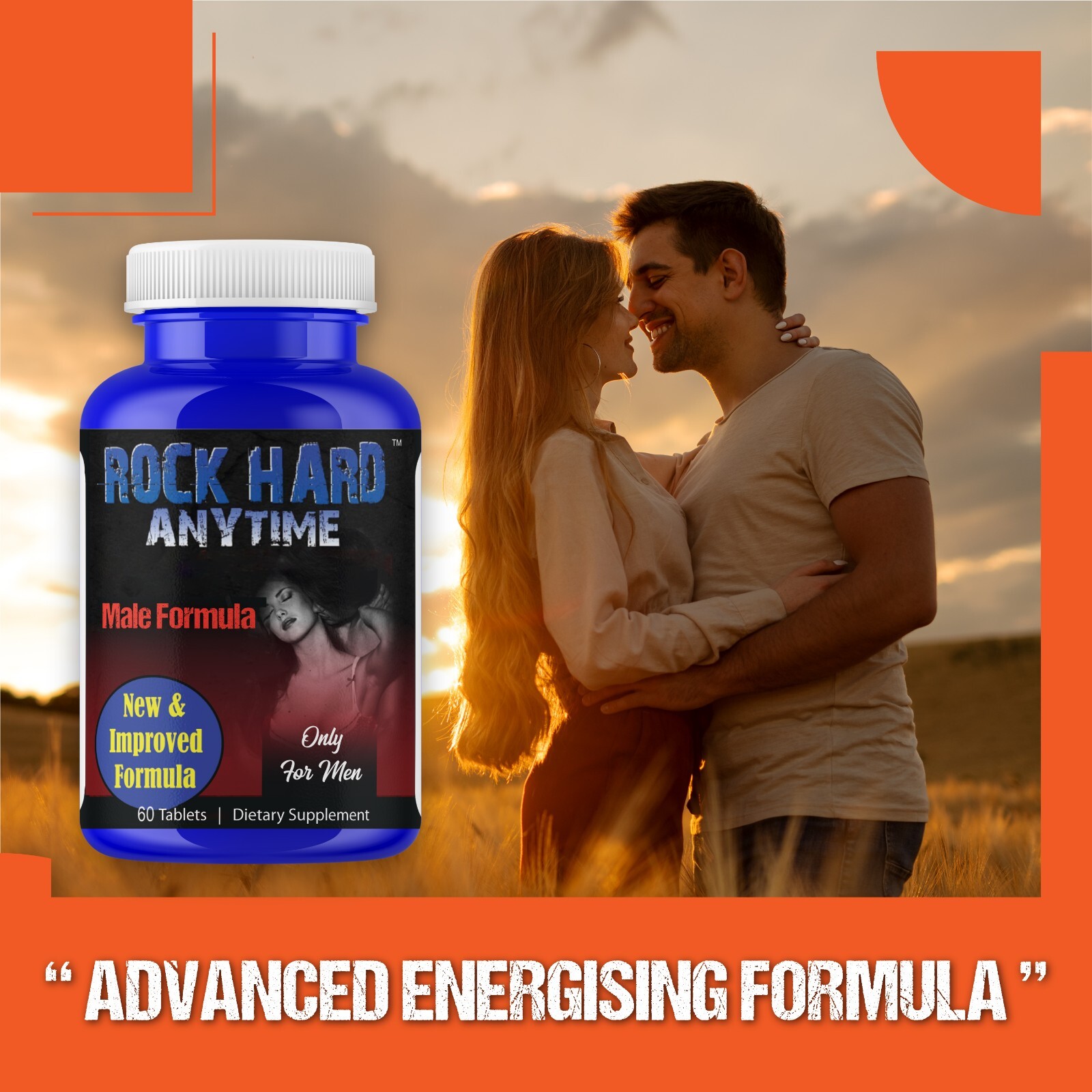 Testosterone Booster Male Enhancement Libido Enhancer 60 Tablets- 02/02/2026