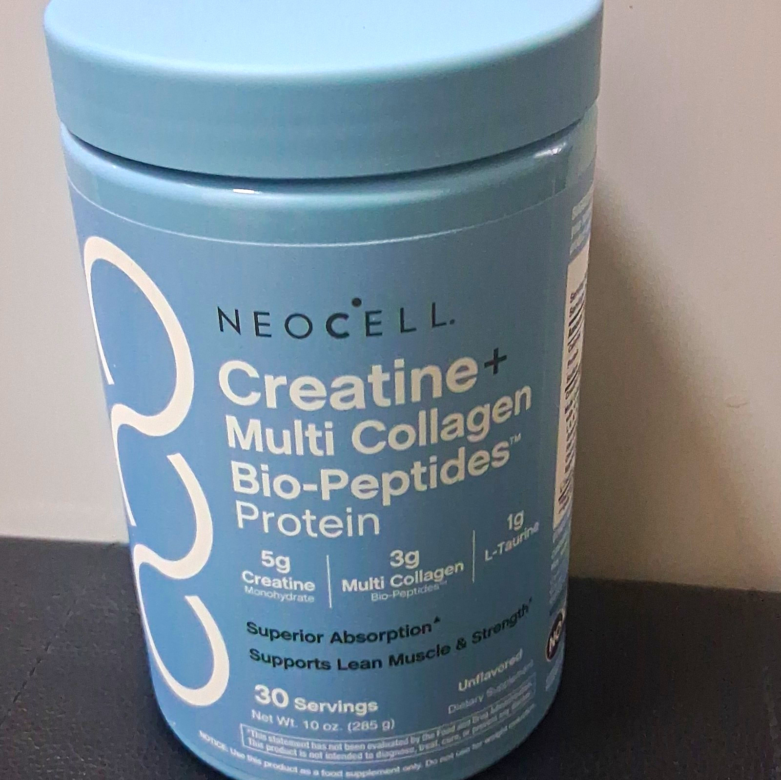 NeoCell Creatine+ Multi Collagen Powder Unflavored Non-GMO 10 oz 30 Serv