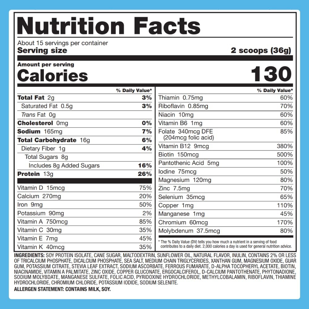 Naturade Total Soy Weight Loss Shake Vanilla 1.2 Lb 540 G 079911023163