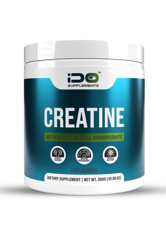 iDo Supplements Creatine Monohydrate 300g -Micronized -Pure & Unflavored