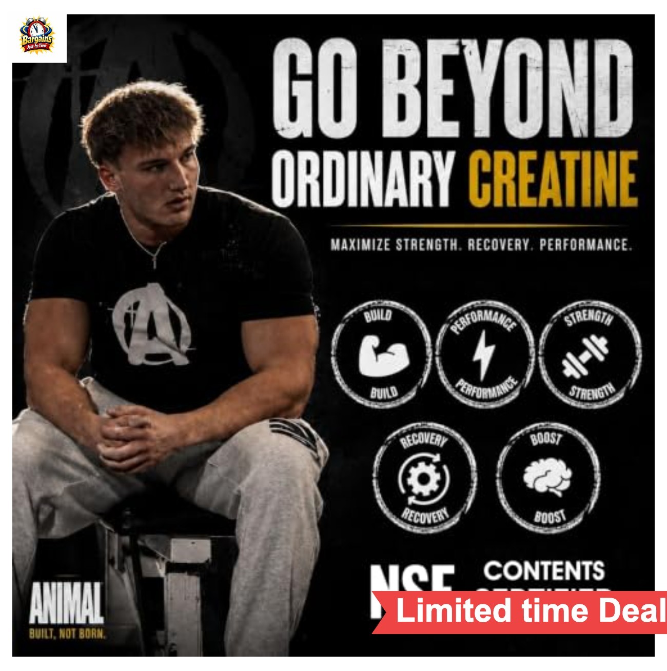 Micronized Creatine Monohydrate Powder Unflavored 300g 5g Per Scoop Muscle