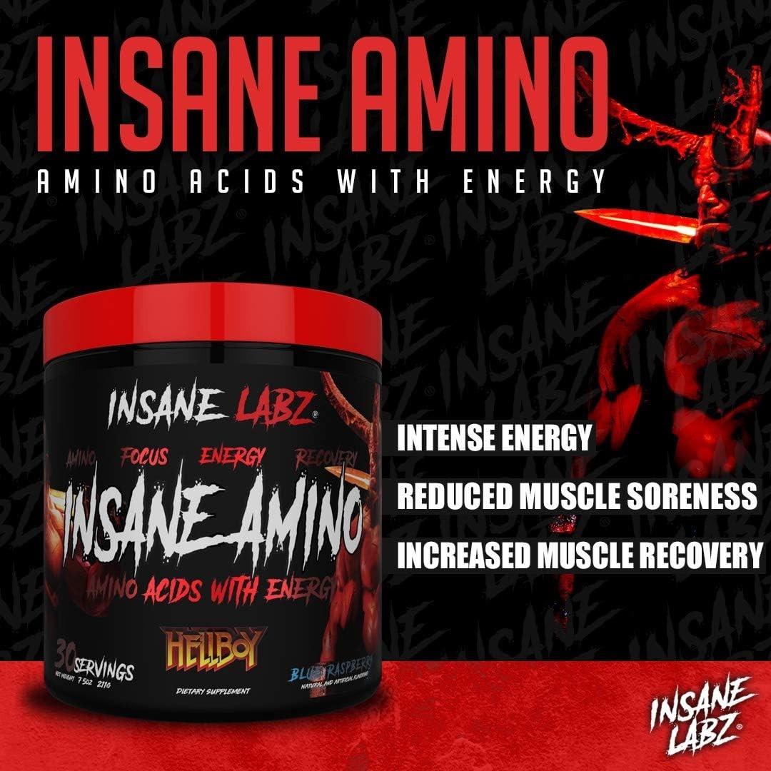 Advanced Muscle Recovery Drink – Psychotic Hellboy Amino – 7.4oz Fruit Punch