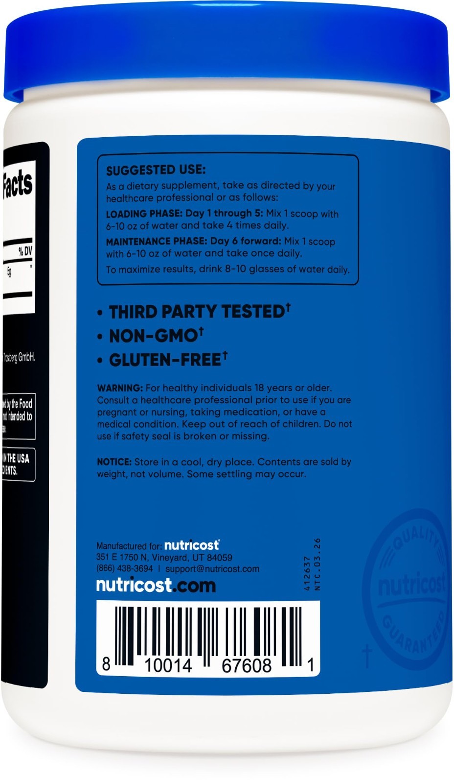 Pure Creatine Monohydrate 500g – Muscle Growth, Energy Boost, Workout Supplement