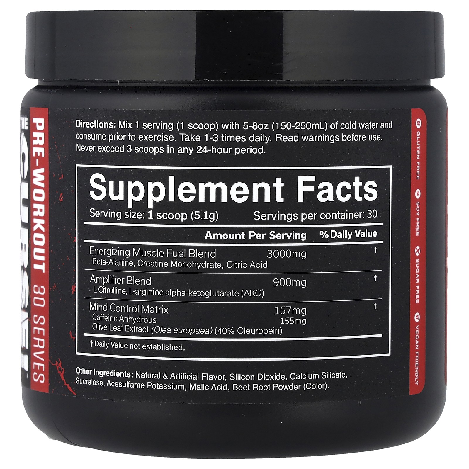 The Curse!® Pre-Workout Powder, Watermelon , 5.3 oz (150 g)