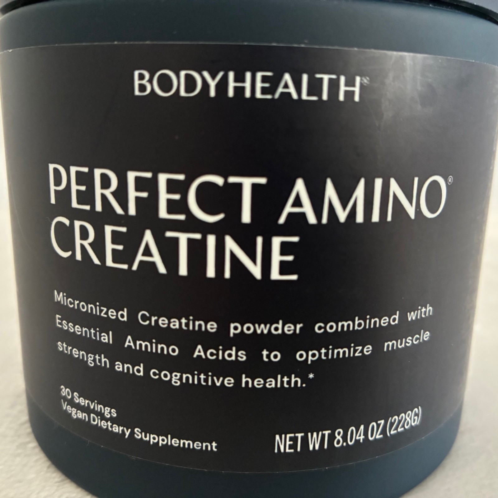 BodyHealth Perfect Amino Creatine Powder 8.04 oz – 30 Servings – Exp 10/2027