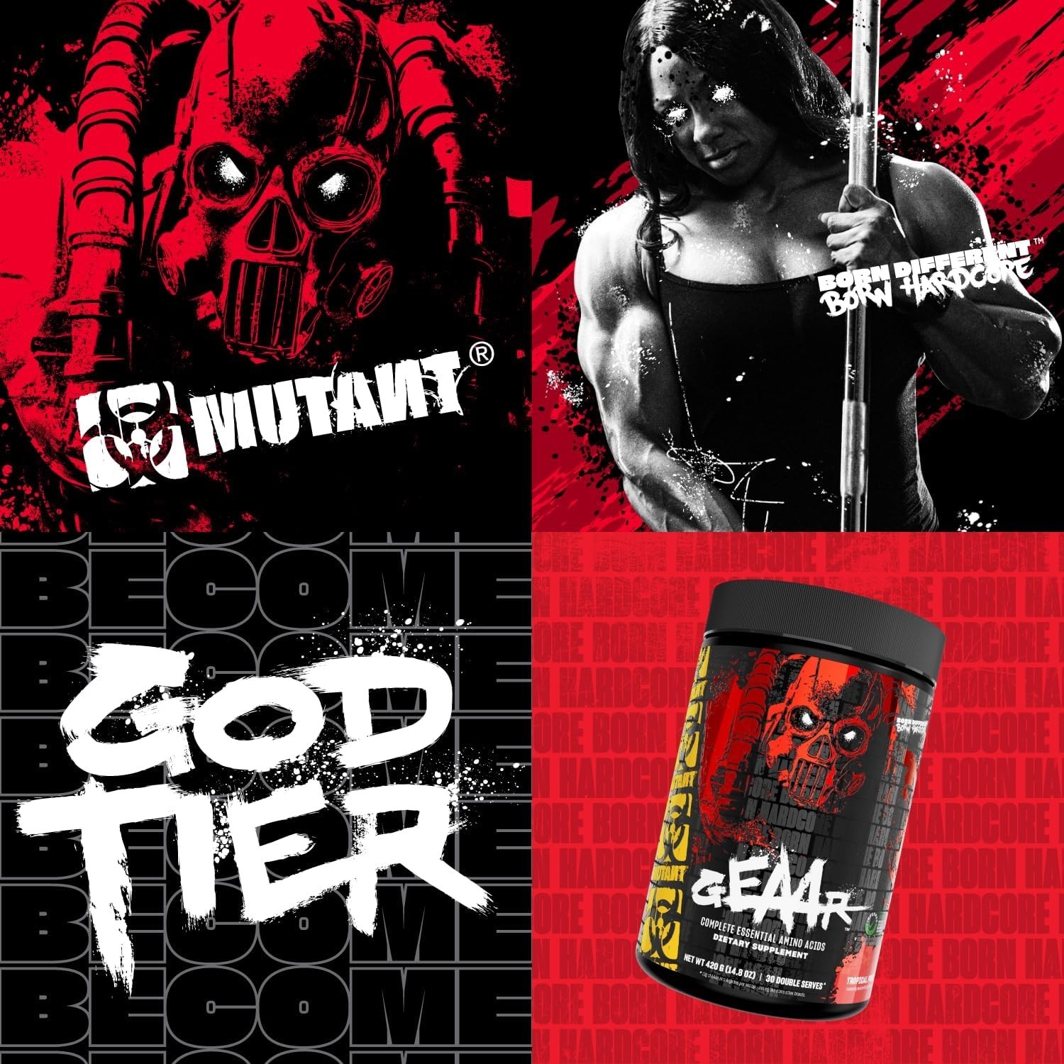 GEAAR – 9.4g of EAA Powder + Arginine, 7g BCAAs, 4g Leucine, Electrolytes, Co…