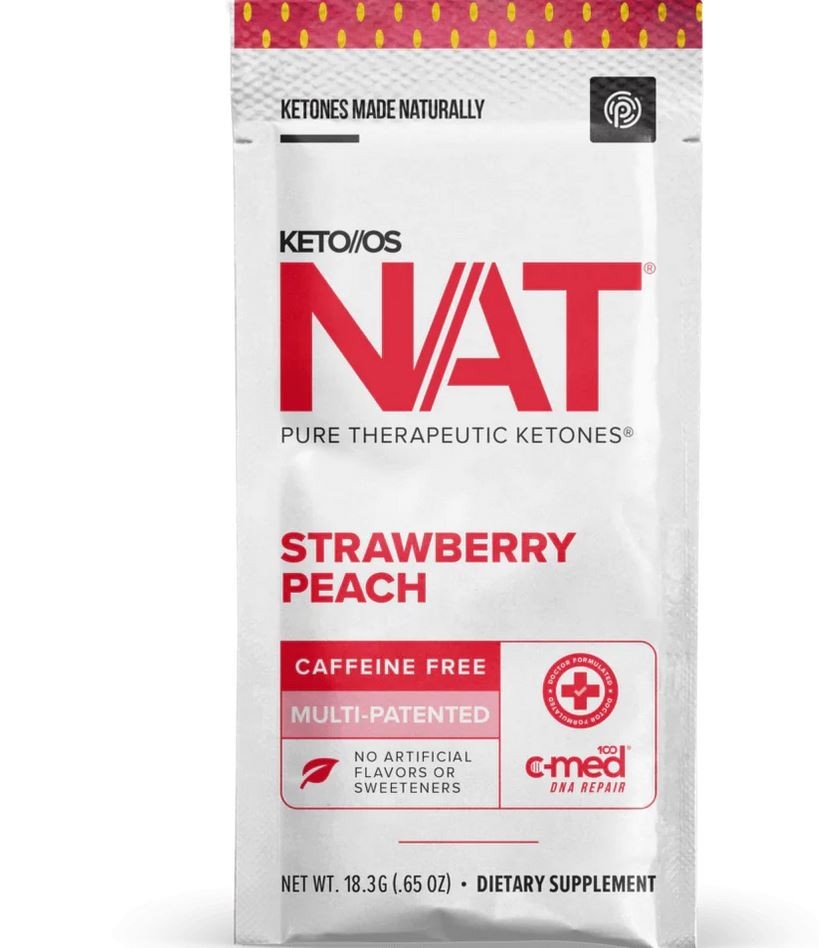 Prüvit Ketones NAT Strawberry | 20 Packs | Caffeine Free | New | Exp 2026 | FS