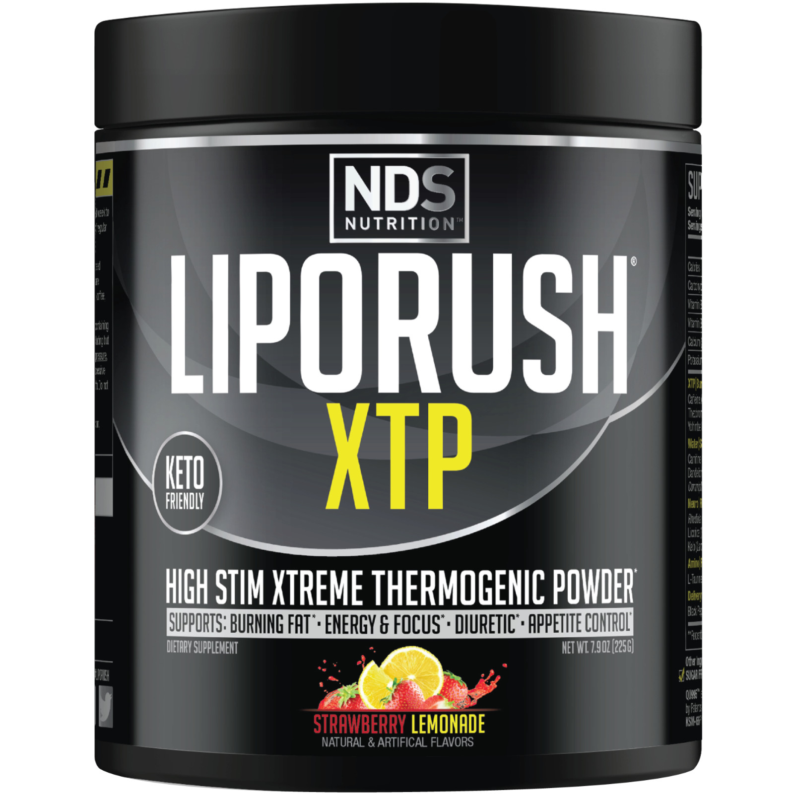 LipoRush XTP Thermogenic Fat-Burning Powder – Strawberry Lemonade / 45 Servings