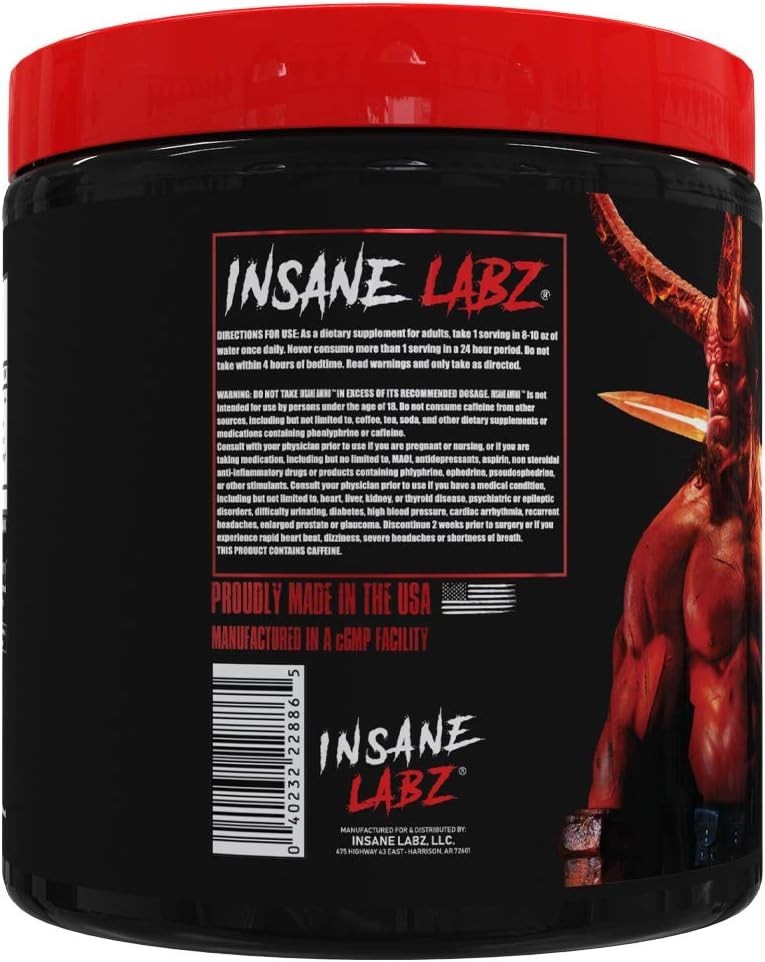 Advanced Muscle Recovery Drink – Psychotic Hellboy Amino – 7.4oz Fruit Punch