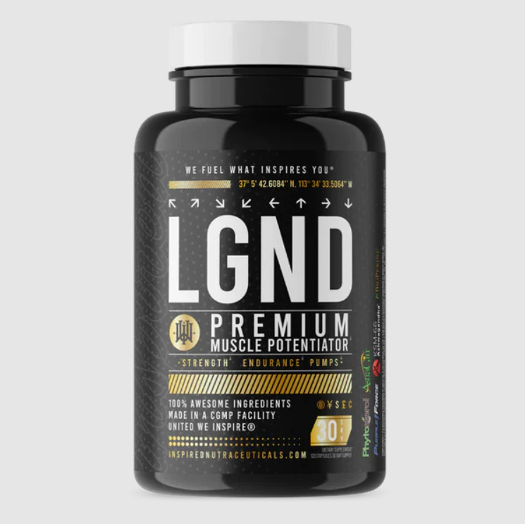 Inspired Nutraceuticals – LGND Plant-Based Anabolic – 120 Capsules