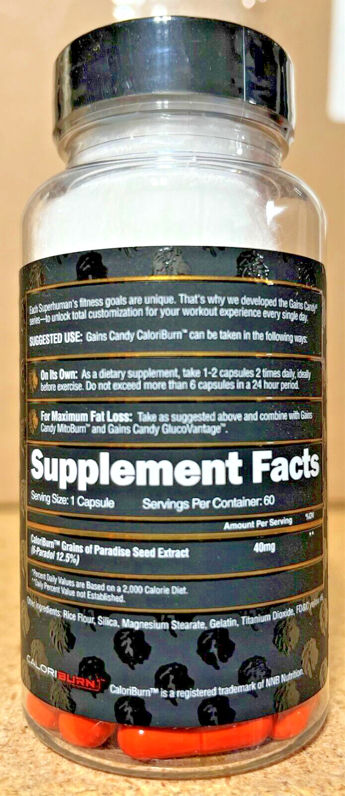 Alpha Lion Gains Candy Fat Loss Caloriburn Weight Loss Capsules 60 Capsules New
