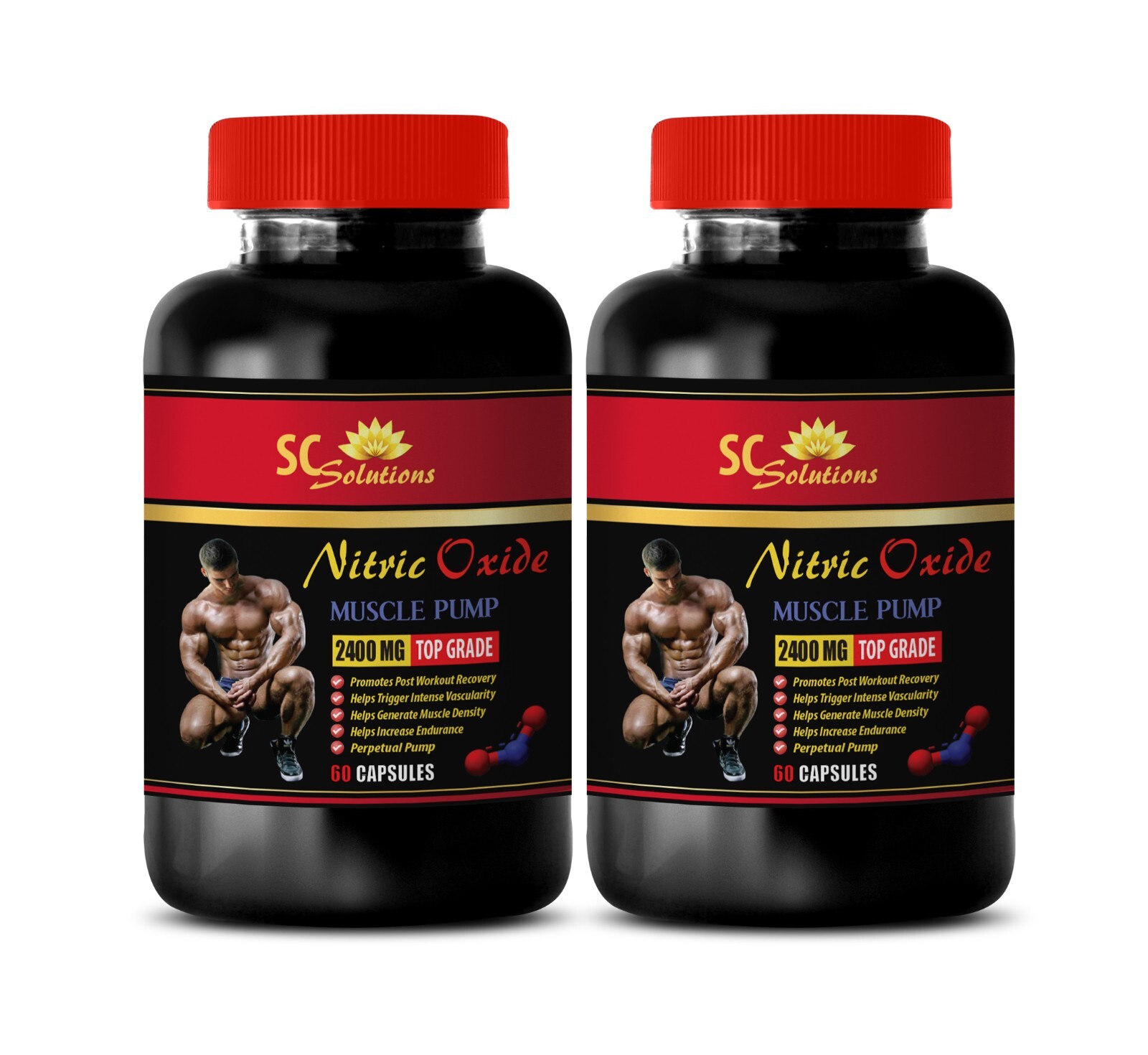 Vasodilator supplement – NITRIC OXIDE 2400mg – Muscle recovery vitamins – 2Bot
