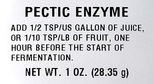 Pectic Enzyme Juice Extraction Agent for Wine & Beer Making (1oz)