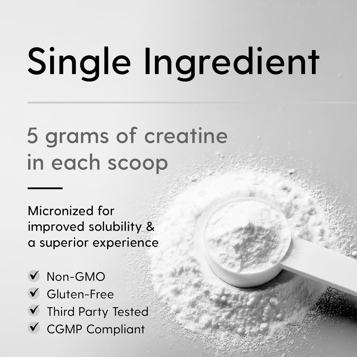 Creatina Monohidratada Micronizada Pura Crecimiento Muscular Sin Sabor 500g