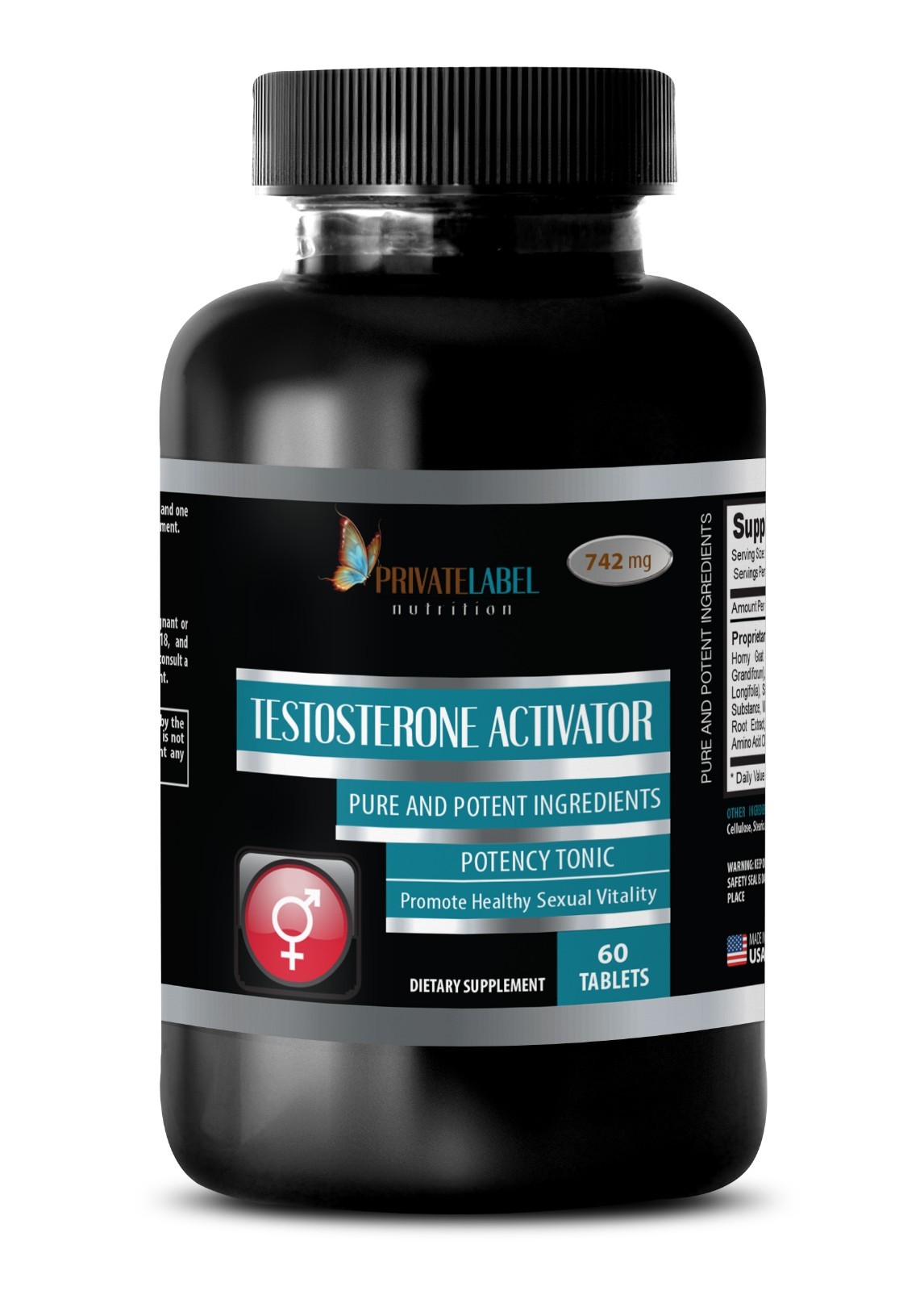 Testosterone Activator – Increase Energy, Libido, Mood and Recovery (1 Bottle)