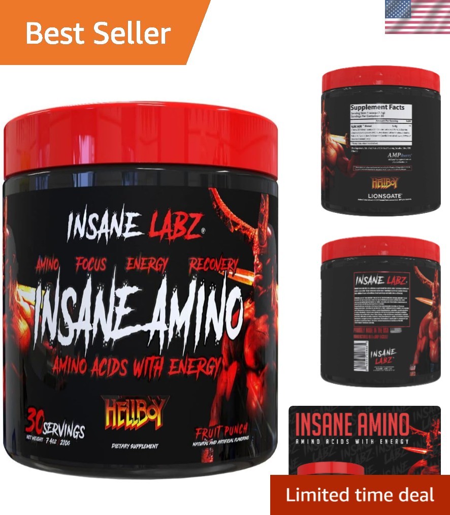 Advanced Muscle Recovery Drink – Psychotic Hellboy Amino – 7.4oz Fruit Punch