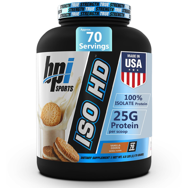 Bpi Sports Iso Hd Isolate Protein Powder 100 Whey Isolate High Quality Protein